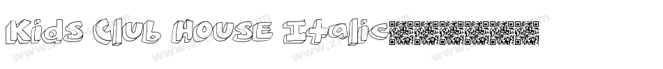 Kids Club House Italic字体转换
